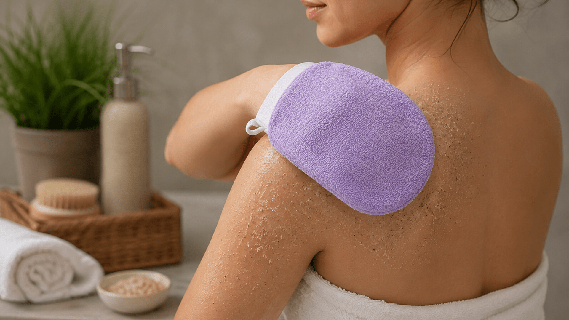 How to Use a Body Exfoliating Glove