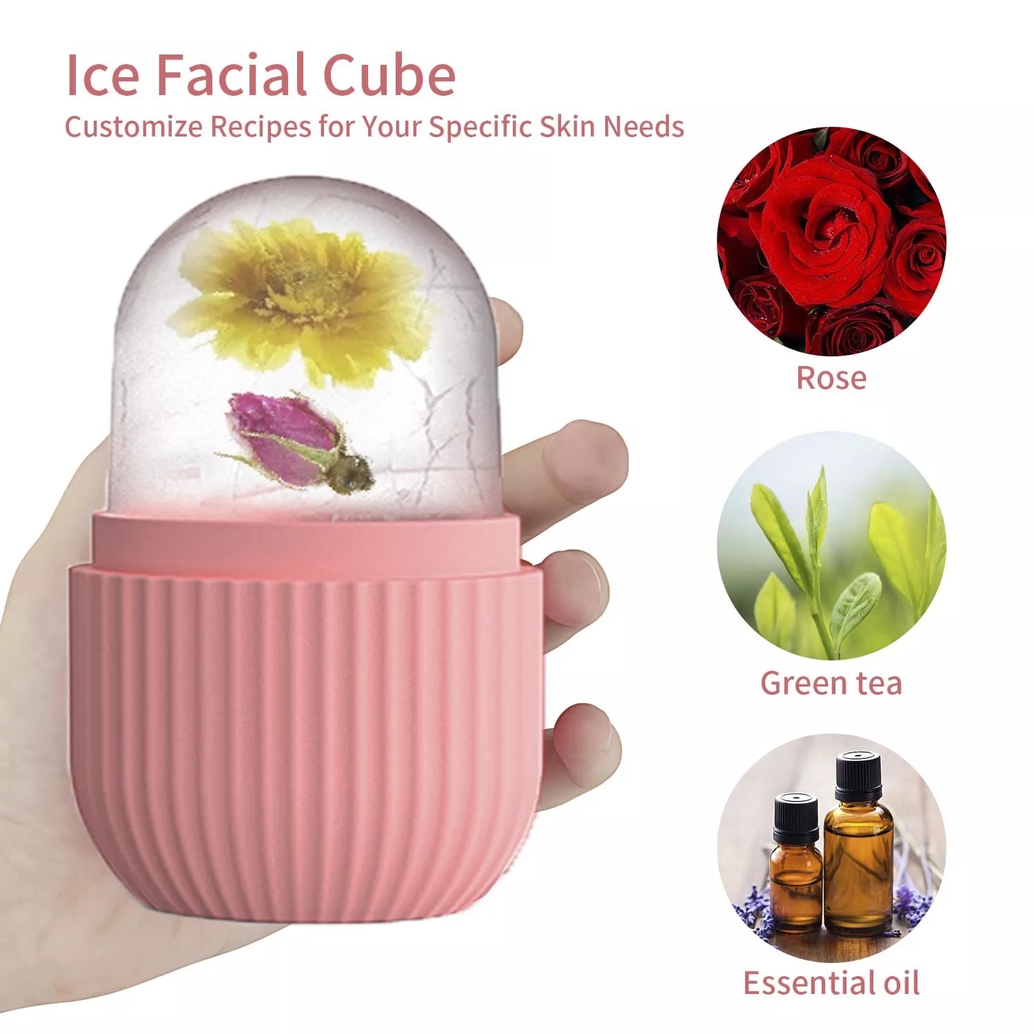 Rejuvenating Ice Face Roller for Radiant Skin