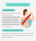 Exfoliating Back Scrubber-#1 Viral Product for Glowing Skin