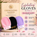 Happy Glow Exfoliating Gloves Bundle | Full-Body Smooth Skin Routine